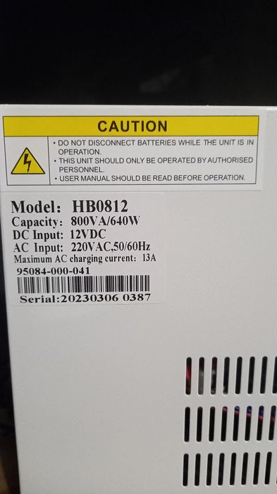 КОМПЛЕКТ ДБЖ 800/640 та lifepo4 100ah