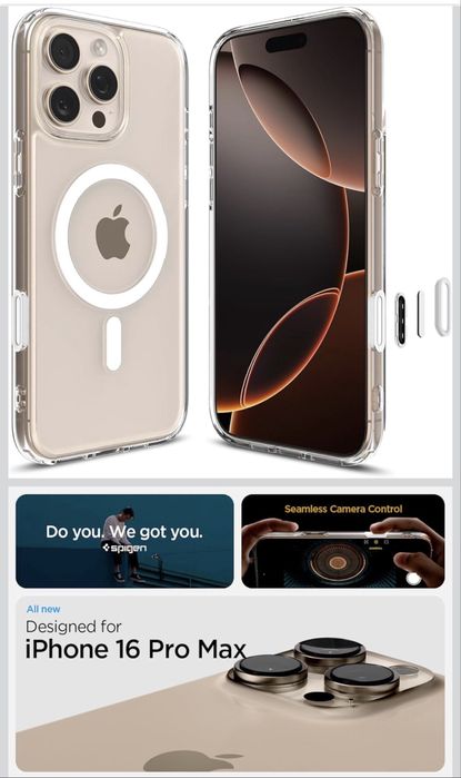 Capa Spigen iPhone 16 Pro MAX Case, Ultra Hybrid T MagFit