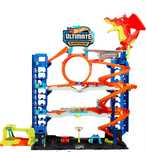 Hot Wheels City Mega Garaż Atak smoka zestaw samochodziki jak Nowy