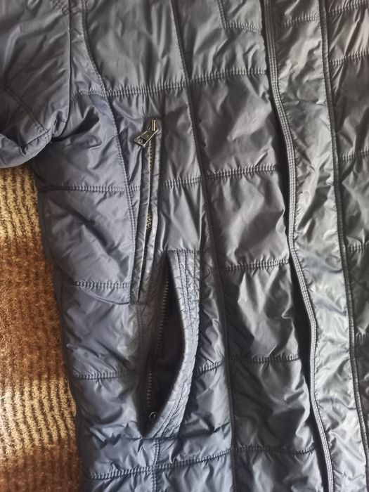 Темно-синя осіння чоловіча куртка, демісезонна куртка, тепла курточка