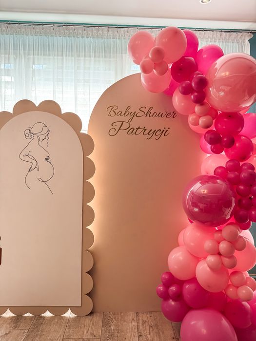 Balony. Girlanda balinowa. Scianki balinowe