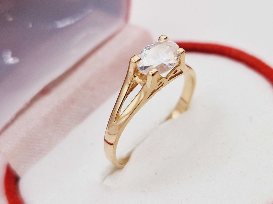 Jak NOWY! Złoty Pierścionek pr.585 (14K)