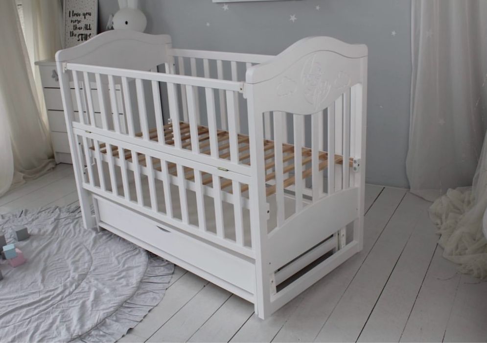 Дитяче ліжечко з ортопедичним матрацом