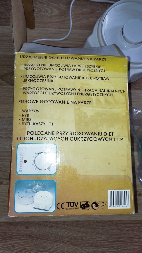 Urządzenie gotowania na parze