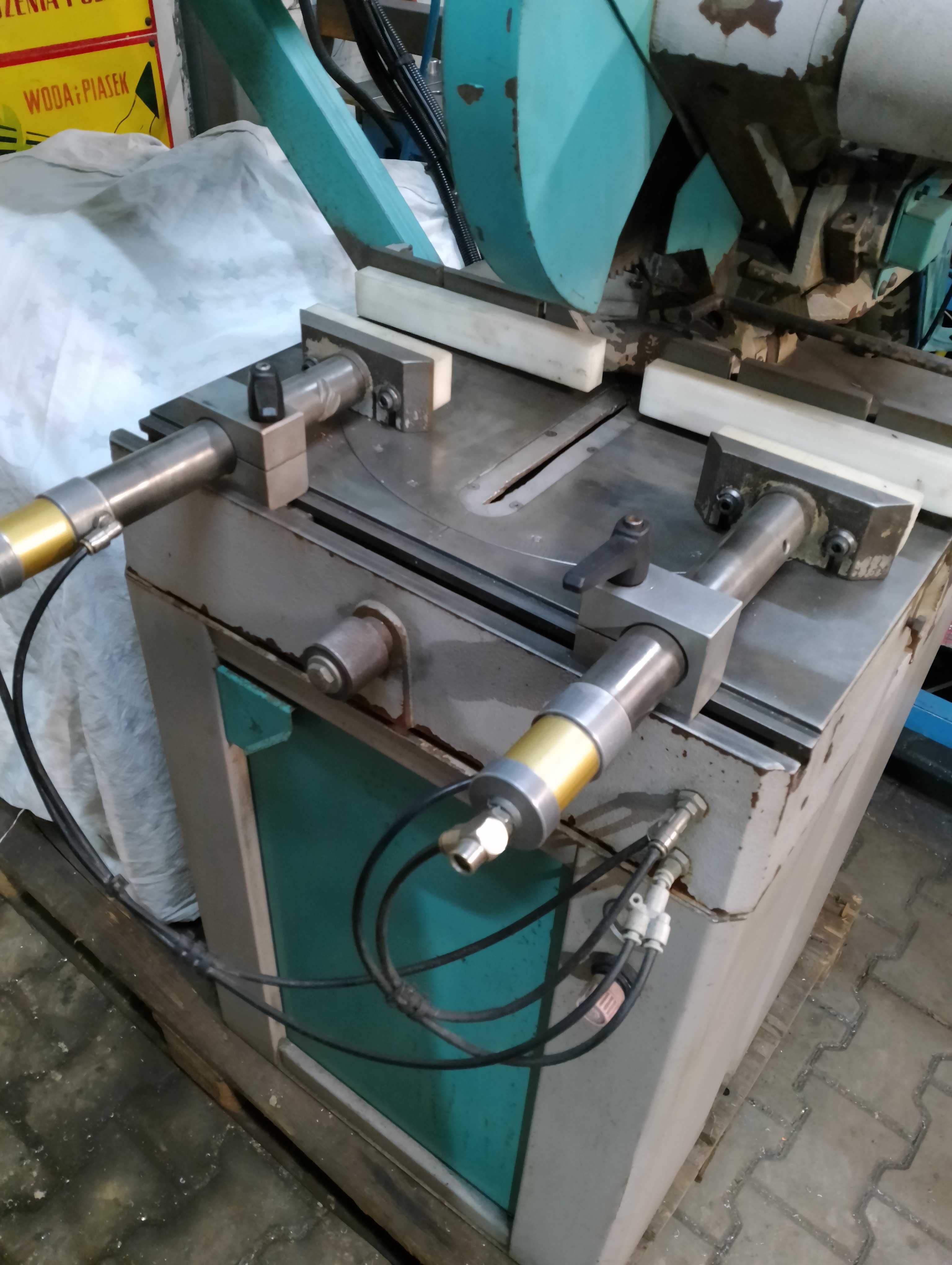 Piła automat do stali drewna aluminium podwójny kąt