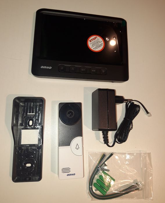 Wideodomofon bezsłuchawkowy ORNO IMAGO 7 cali OR-VID-MC-1059/B domofon
