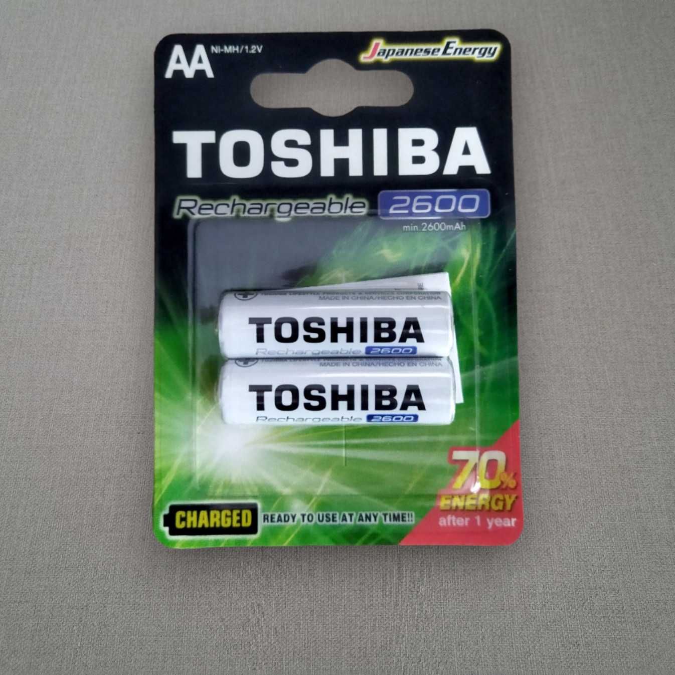 Акумулятори AA Toshiba 2600 мАг (упаковка 2 шт)