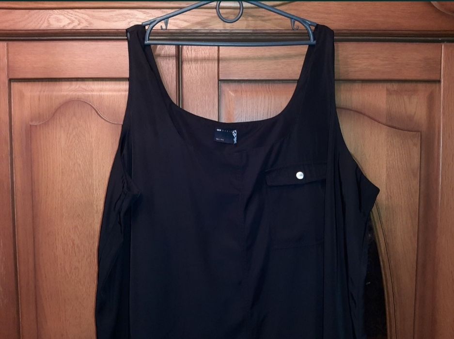 Сарафан,платье Asos,чёрная ,размер 70