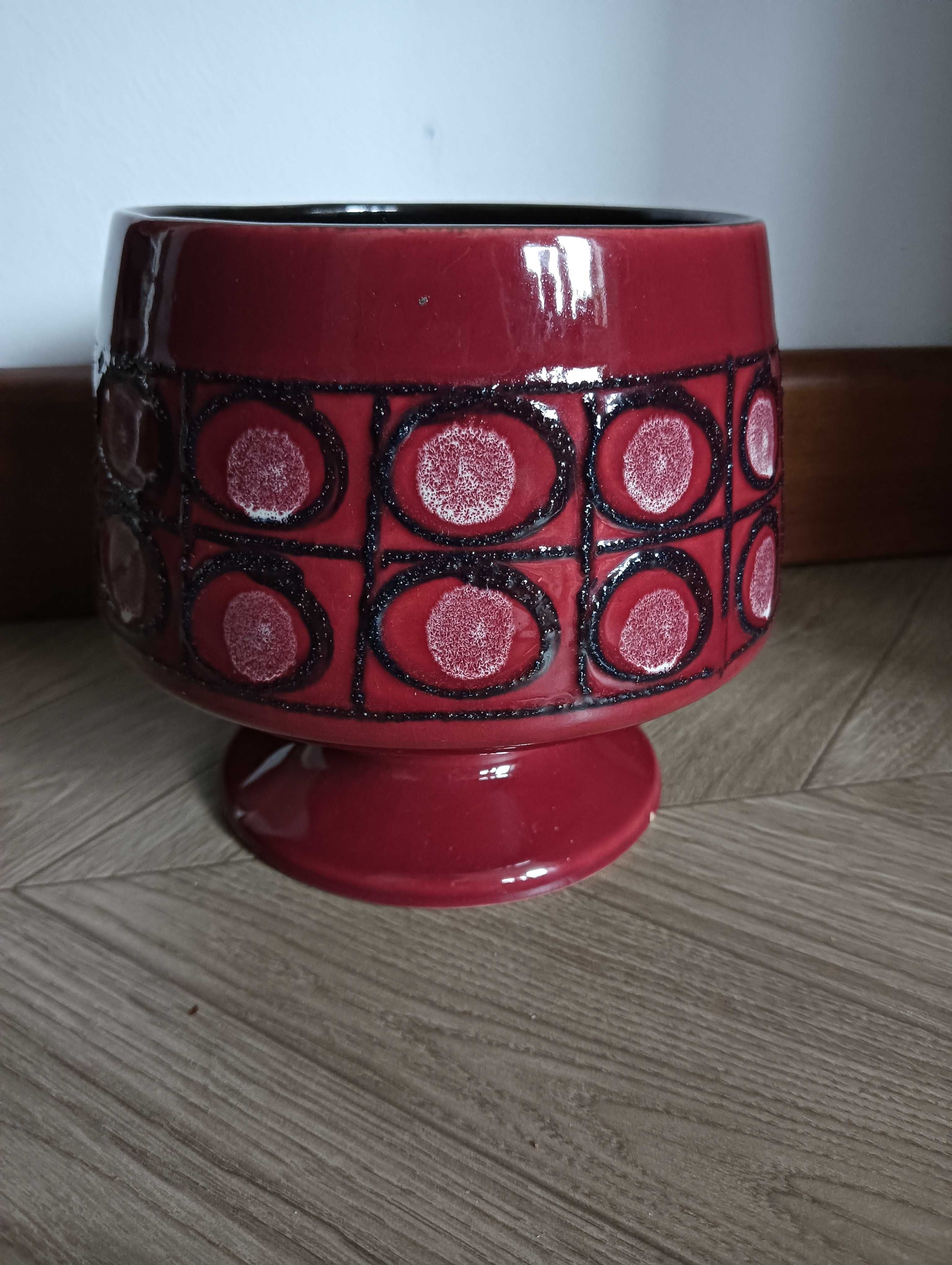 Doniczka ceramiczna kielich osłonka Strehla