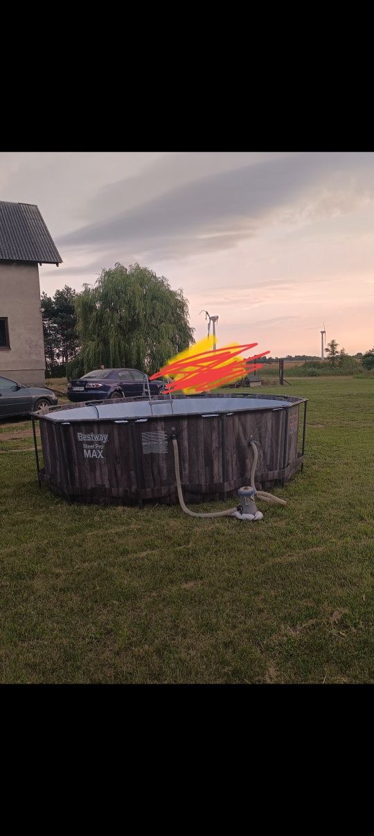 Sprzedam basen stelażowy
