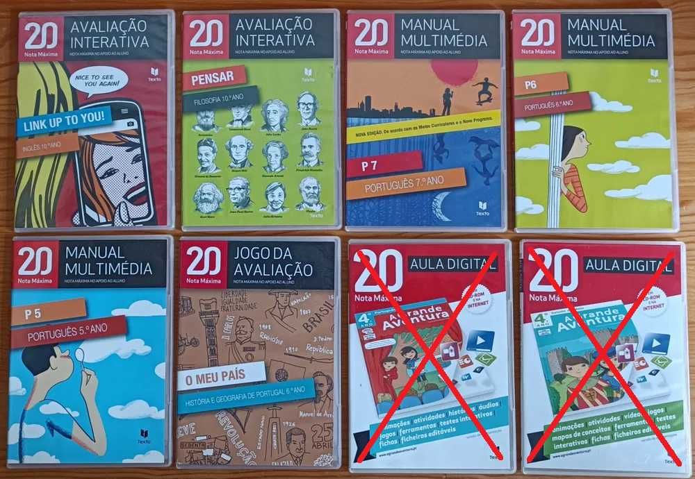 Conteúdos didáticos em CD ROM