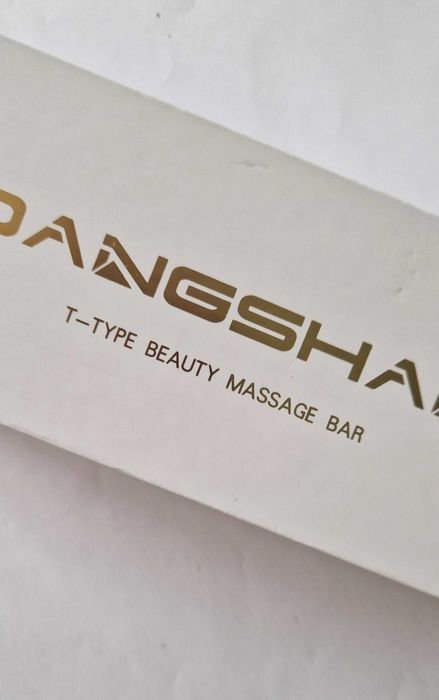 Pulsujący masażer do twarzy, wodoodporny, 24 k złoto, nowy