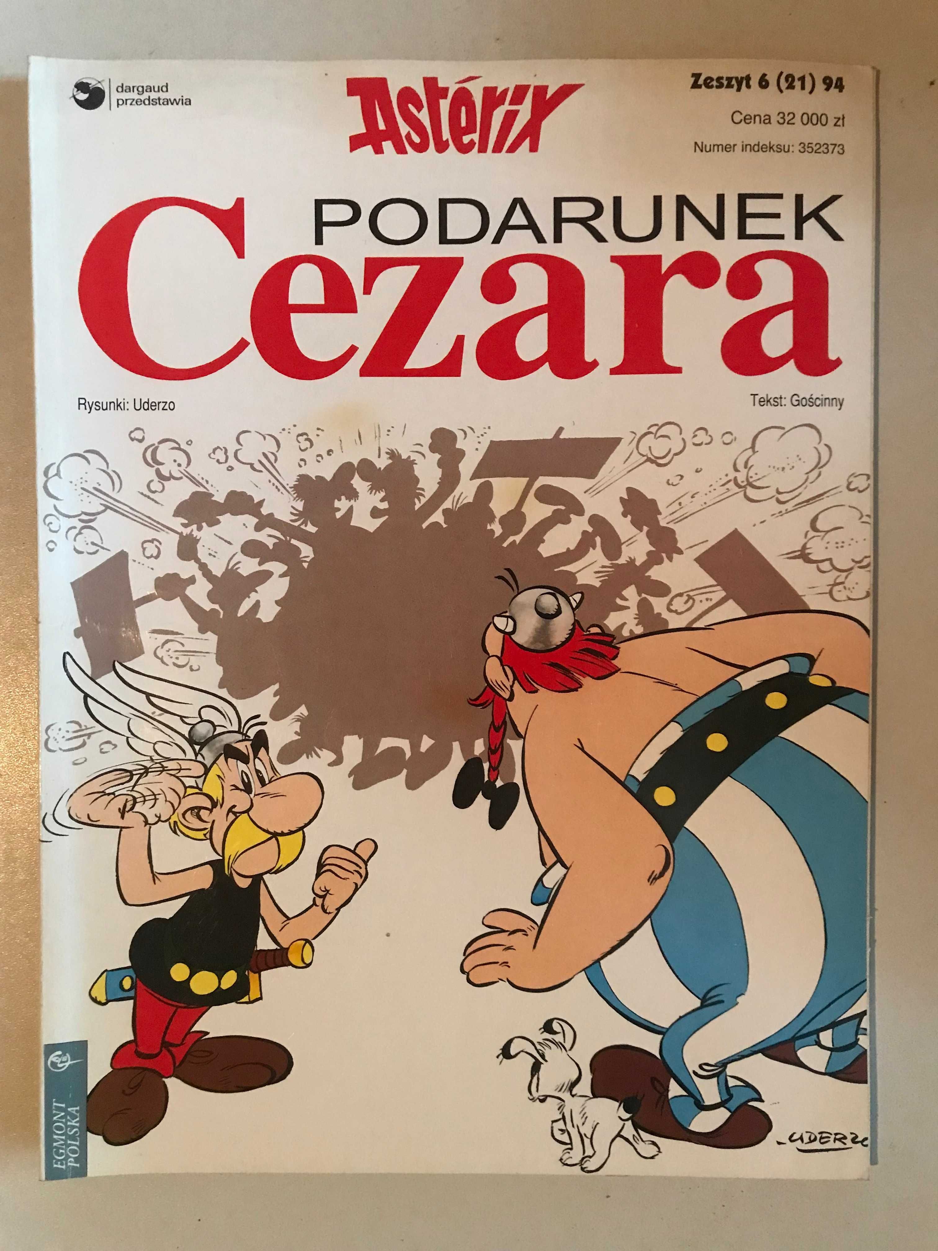 Komiks Asterix i Obeliks. Zeszyt 6(21) 94. Podarunek Cezara