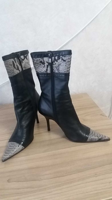 Ботинки кожаные разм.39,