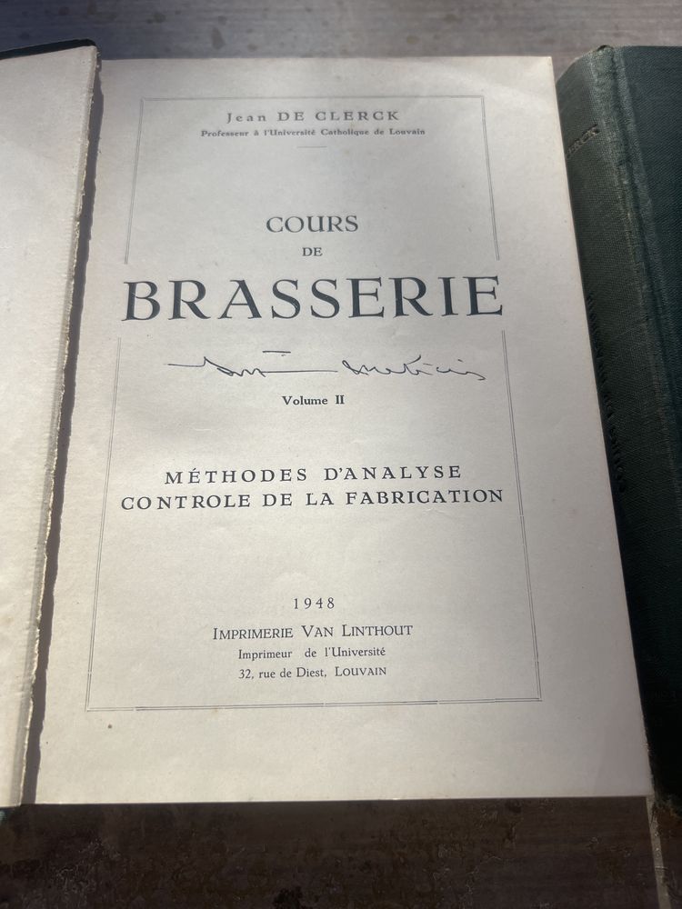 Cours de Brasserie -1948