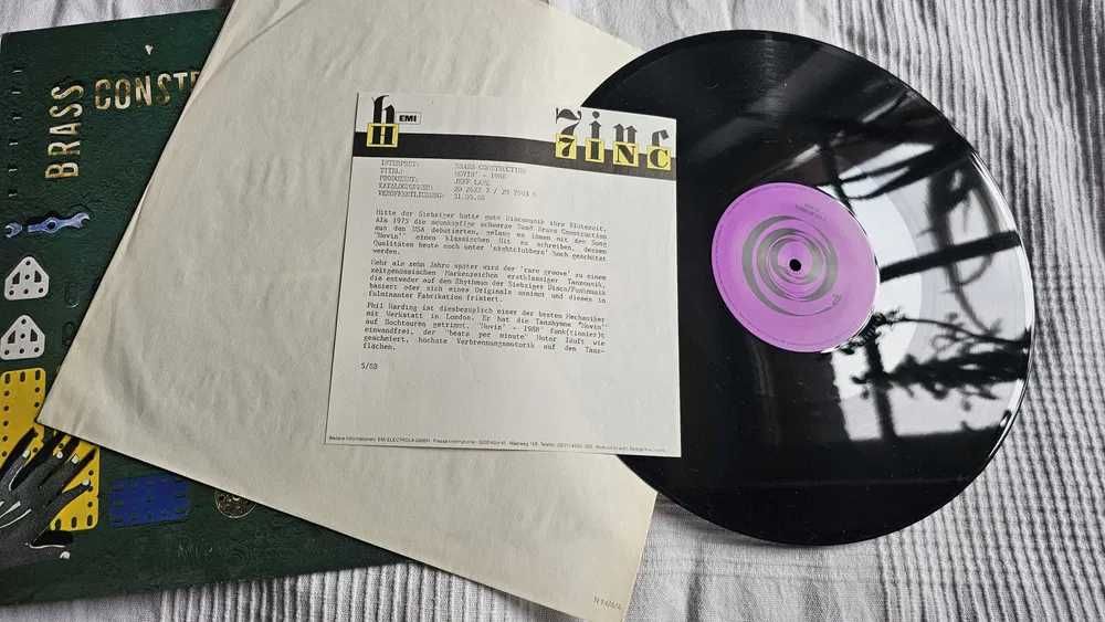 LP EP 12" Brass Construction - Movin' 1988 7 INC