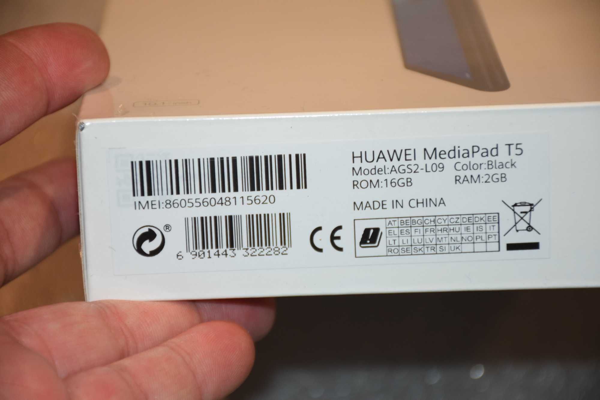Tablet Huawei MediaPad T5 10.1" 2GB RAM 16GB ROM NOVO e SELADO