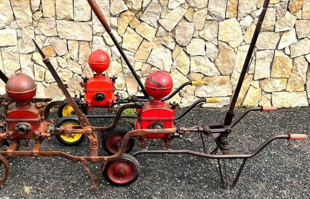 Bombas de transfega antigas, agricultura, vinicultura