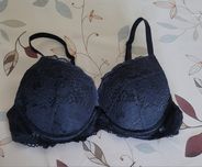 Biustonosz Push Up 75B koronka Fiszbiny