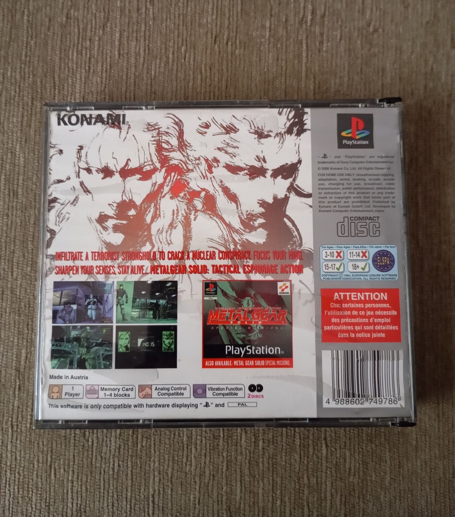 Jogo Metal Gear Solid