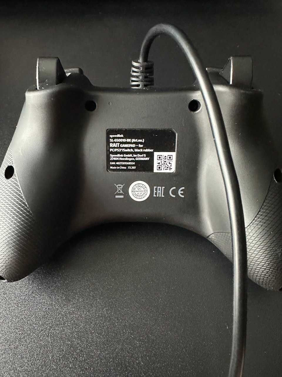 Геймпад Speedlink RAIT PC/PS3/Switch Black