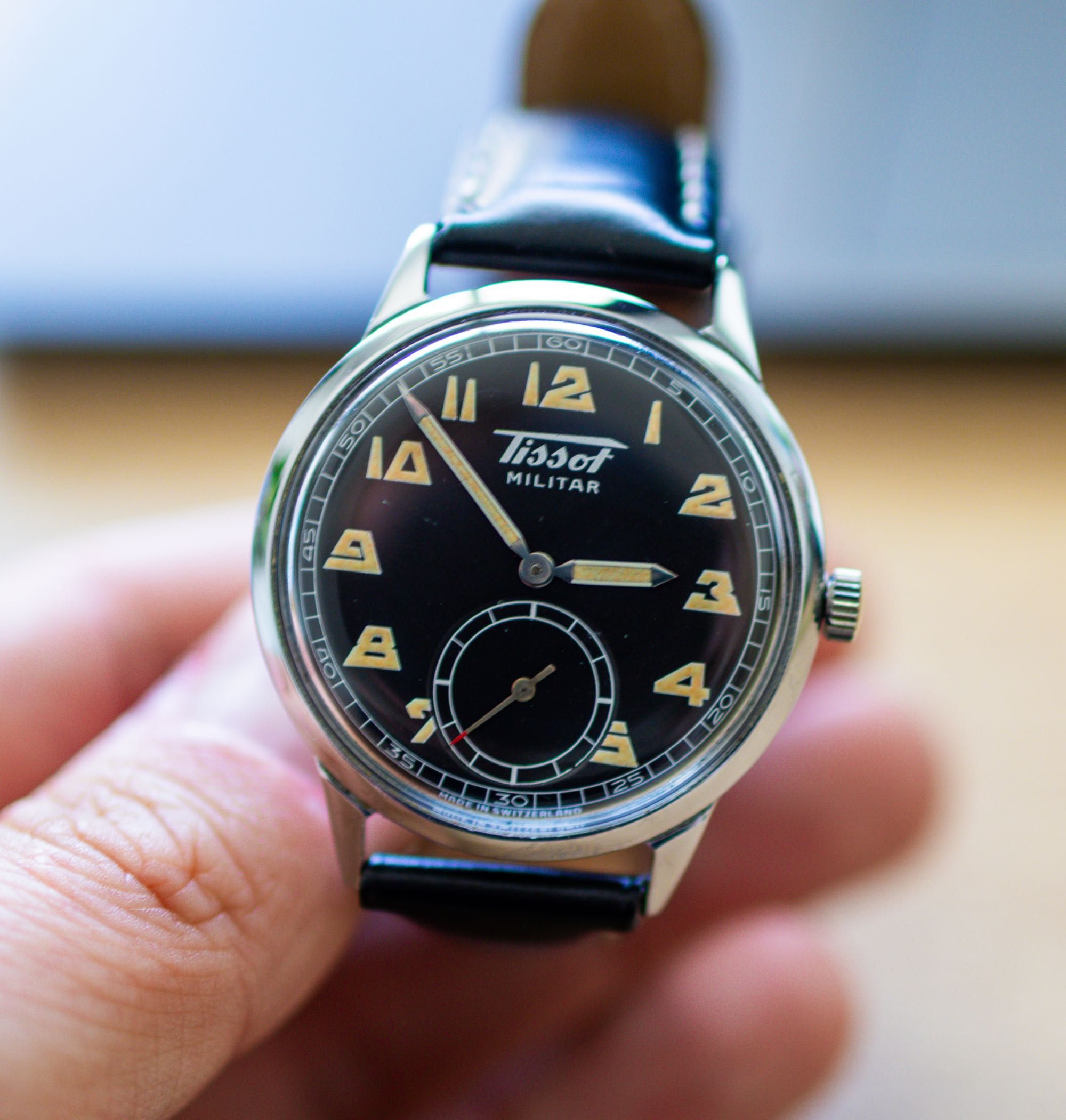 Tissot Militar 66722 Vintage Militarny Unikat mechaniczny