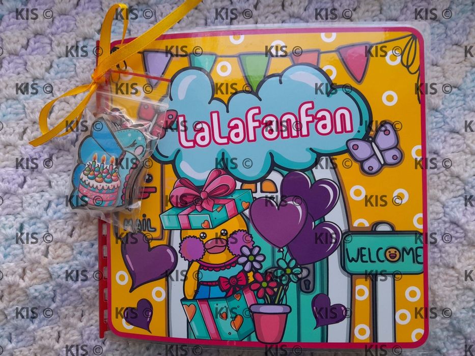 Альбом гра на липучках качечка "Lalafanfan" (Лалафанфан)