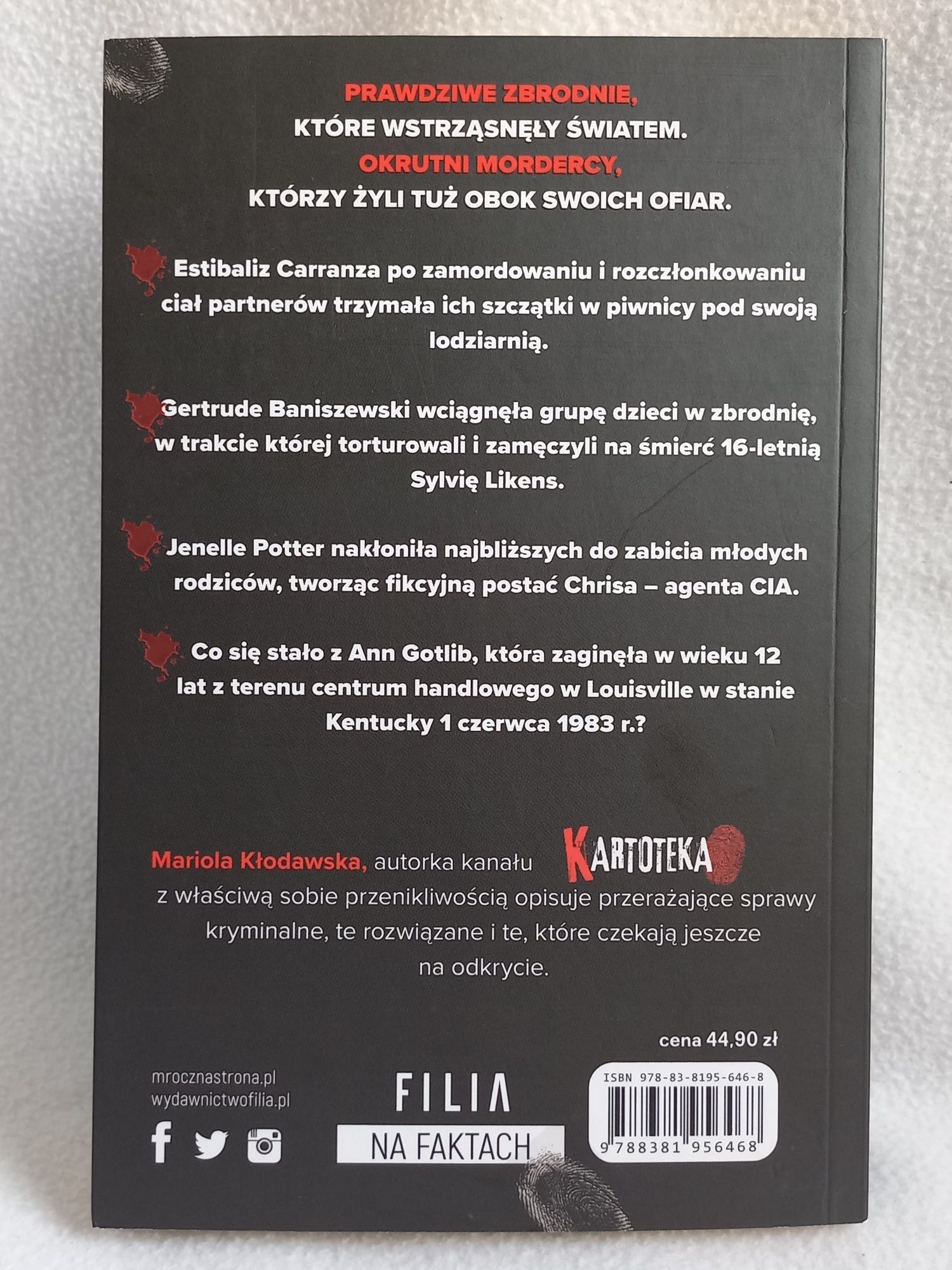 Wokół zbrodni  Mariola Kłodawska
