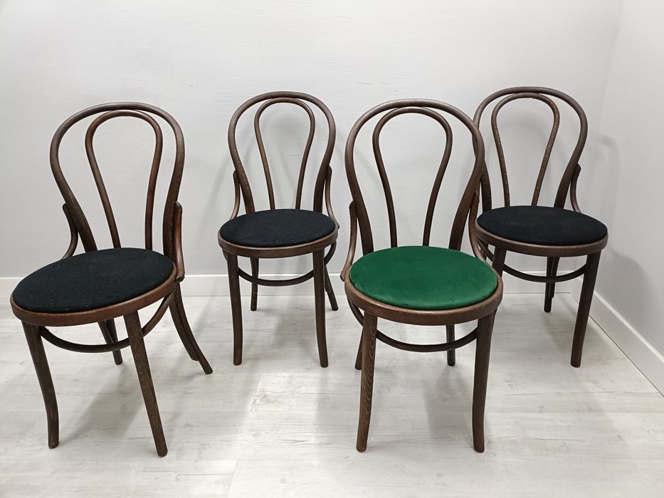 Krzesła gięte Thonet Fameg a18 Radomsko PRL