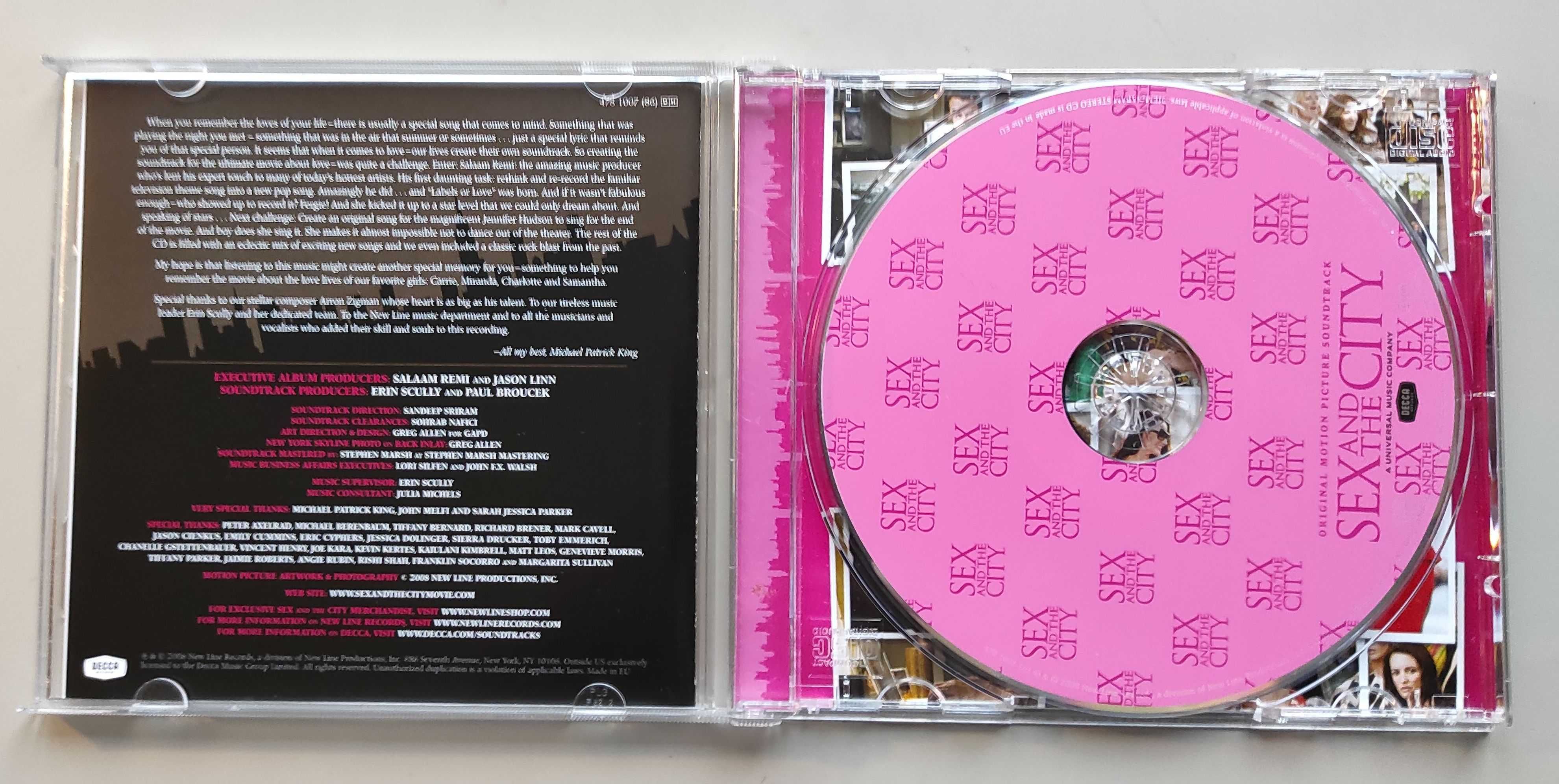 Muzyka z filmu Seks w wielkim mieście CD, Soundtrack