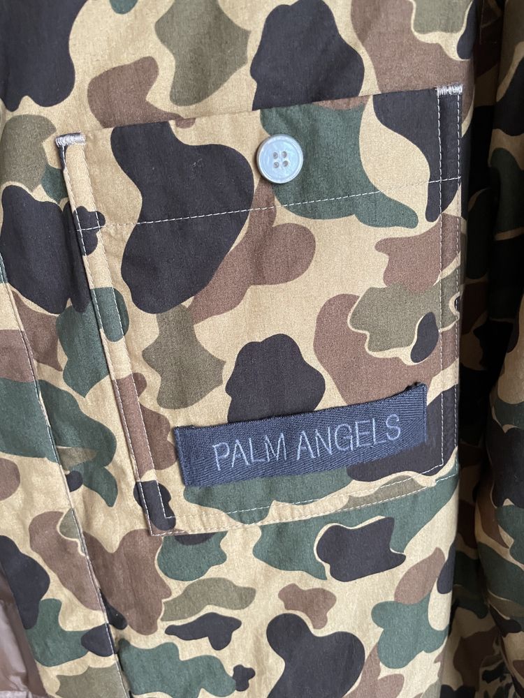 Парка пальто moncler palm angels