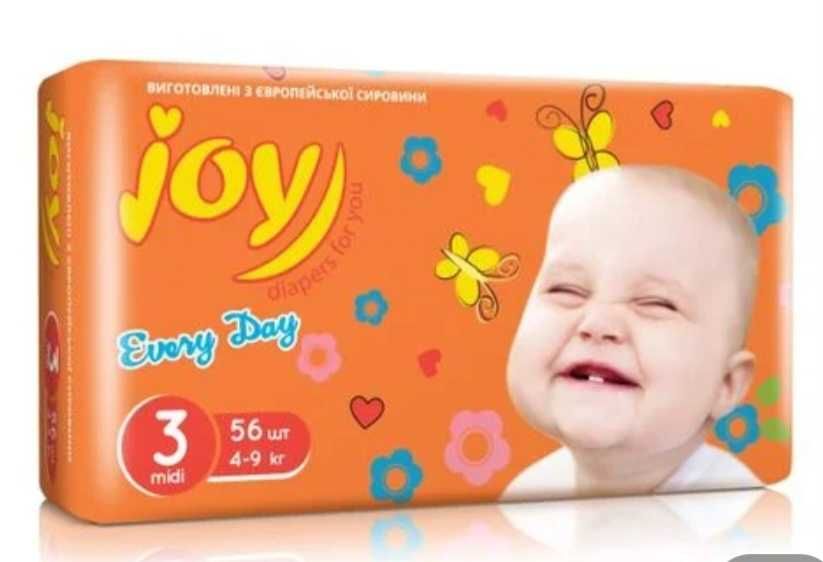 Підгузки joy та huggies розмір 3