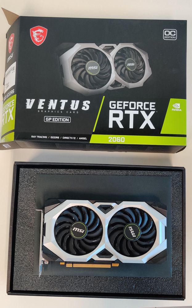 MSI Geforce RTX 2060 Ventus OC 6GB