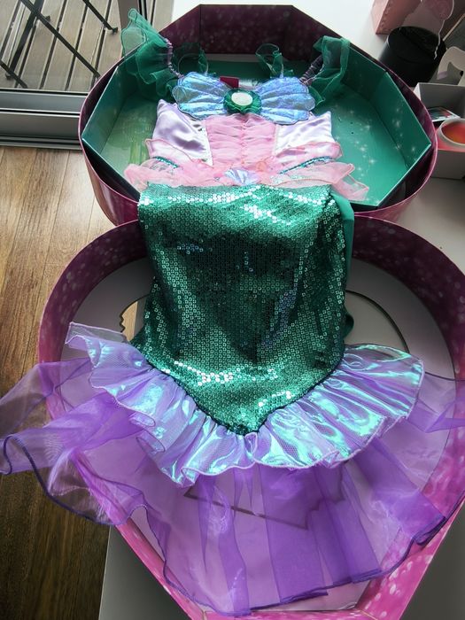Vestido sereia Ariel Disney