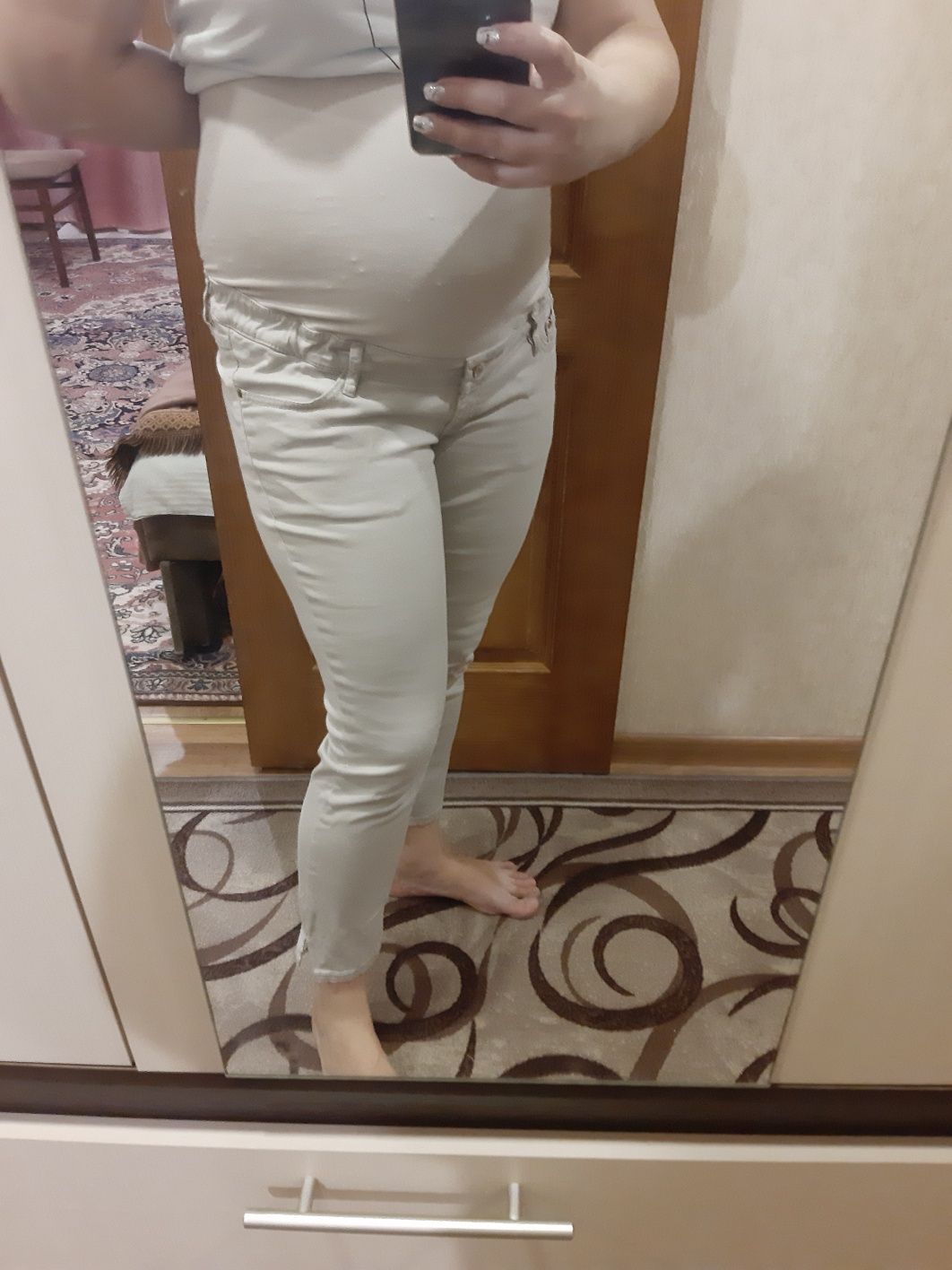 Брюки джинси H&M для вагітних 38-40