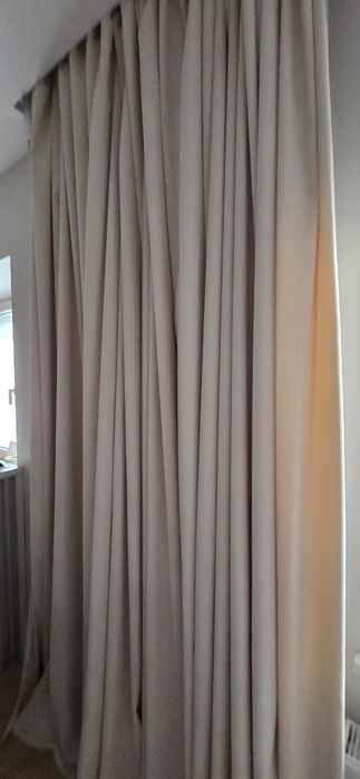 Zasłona Paroh 3 m wysokości 8 m szerokości BEŻ