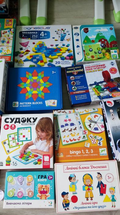 Продам наші іграшки. Развивающие розвиваючі математичні моторика Гурто