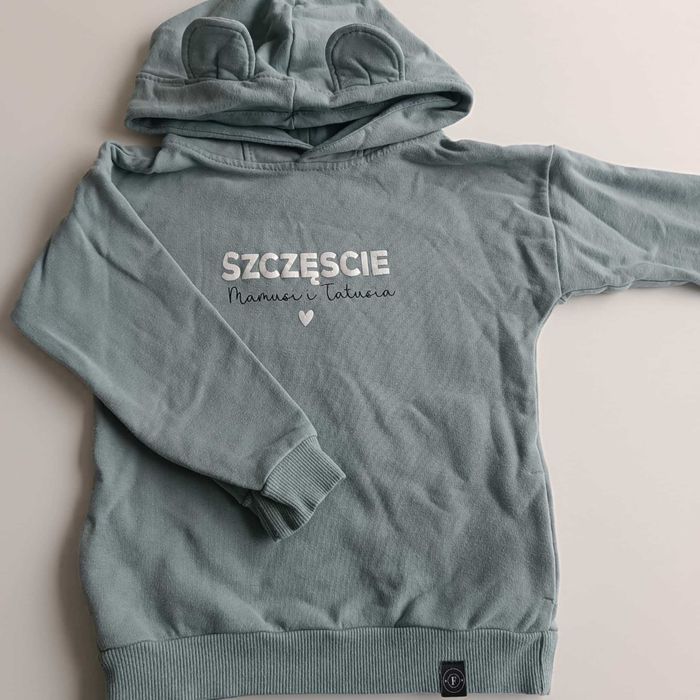 Bluza  Szczęście mamusi i tatusia Fabryka bodziaków rozmiar 110