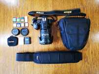 Nikon d5500 + Nikkor 18-200 VR  - 3416 zdj. przebiegu - jak nowy