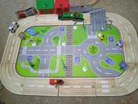 Железная и автодорога  PLAYTIVE