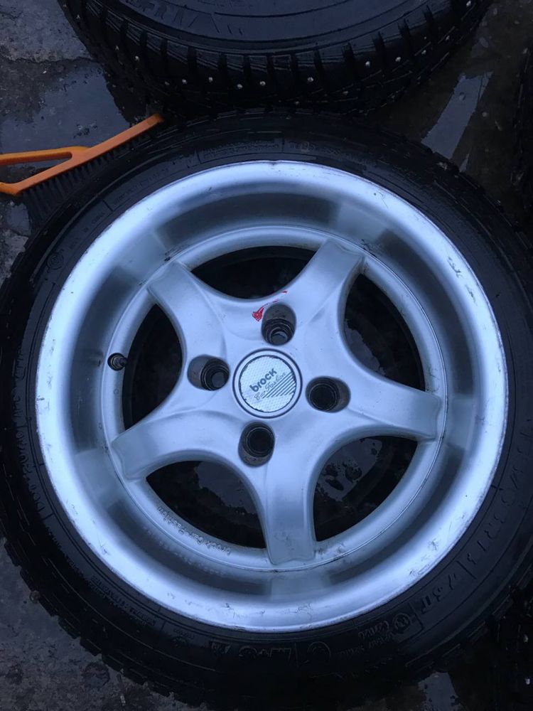 Диски Brock 4x100 R14 з полкою