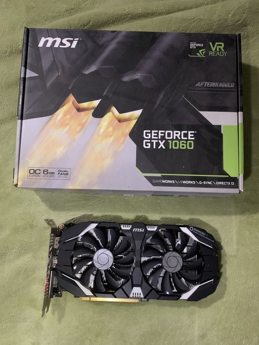 Відеокарта MSI GeForce GTX 1060 6GT OCV1 6GB GDDR5