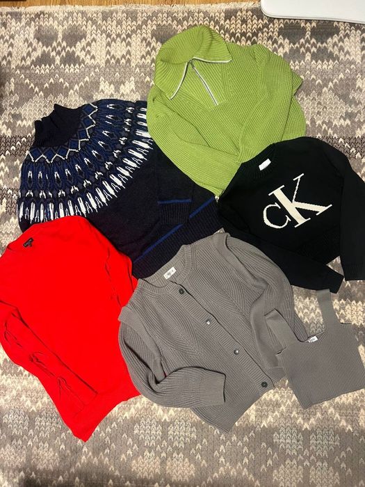 Светр , укорочений светр Calvin Klein, кардиган otaje, светр h&m