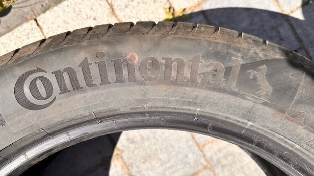 opony używane letnie Continental 225/55/R19 - stan bardzo dobry