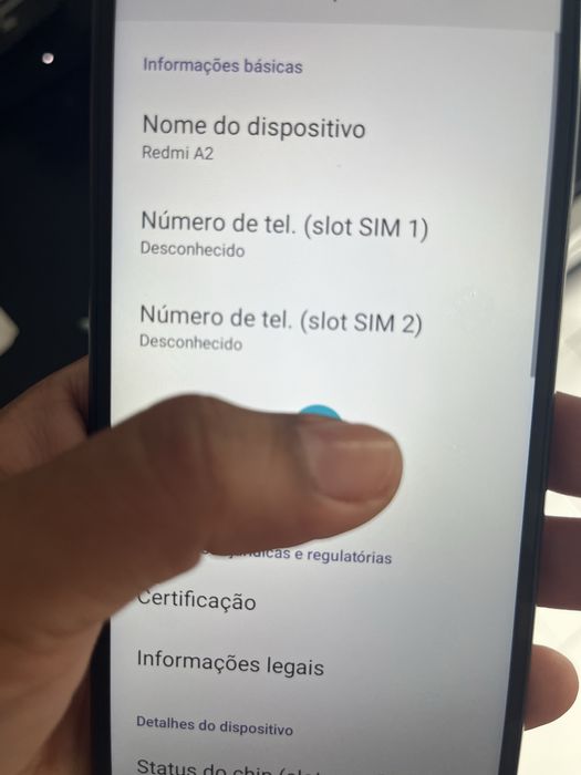 REDMI A2 usado sem o carregador