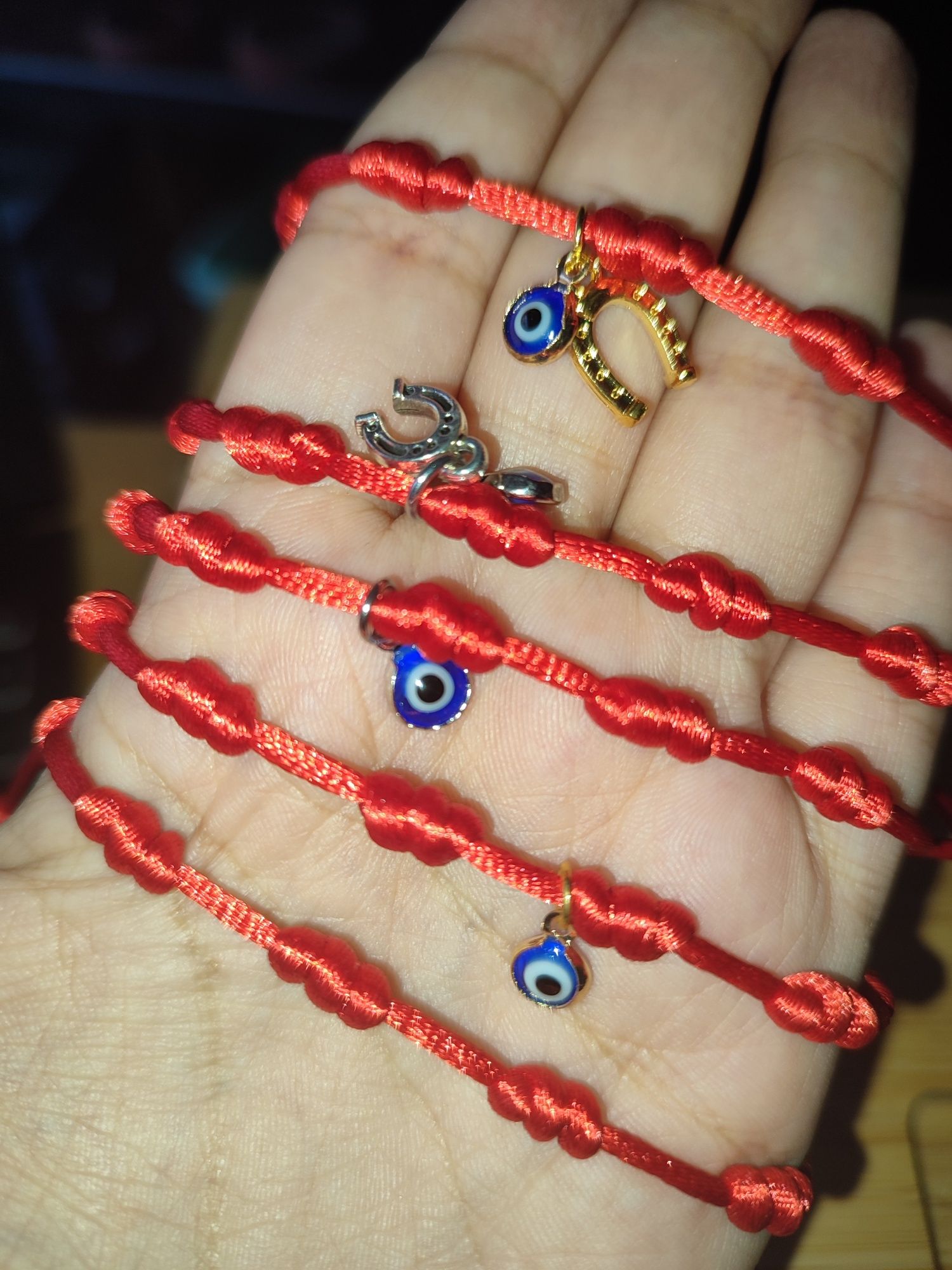 Pulseiras de proteção 7 nós feitas á mão