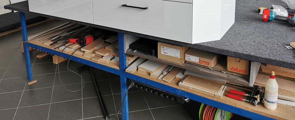 Stół warsztatowy do stolarni