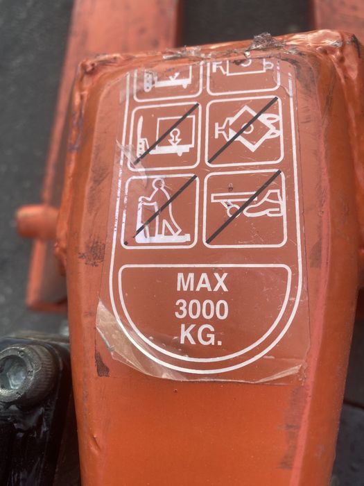 Paleciak, piesek, 3000kg!, wózek ręczny, stan bdb, faktura, dostawa