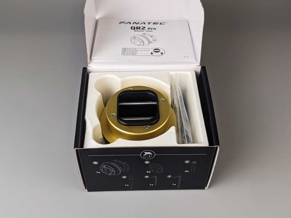 ‼️Fanatec QR2 Pro Wheel-Side Gold.‼️ У наявності.