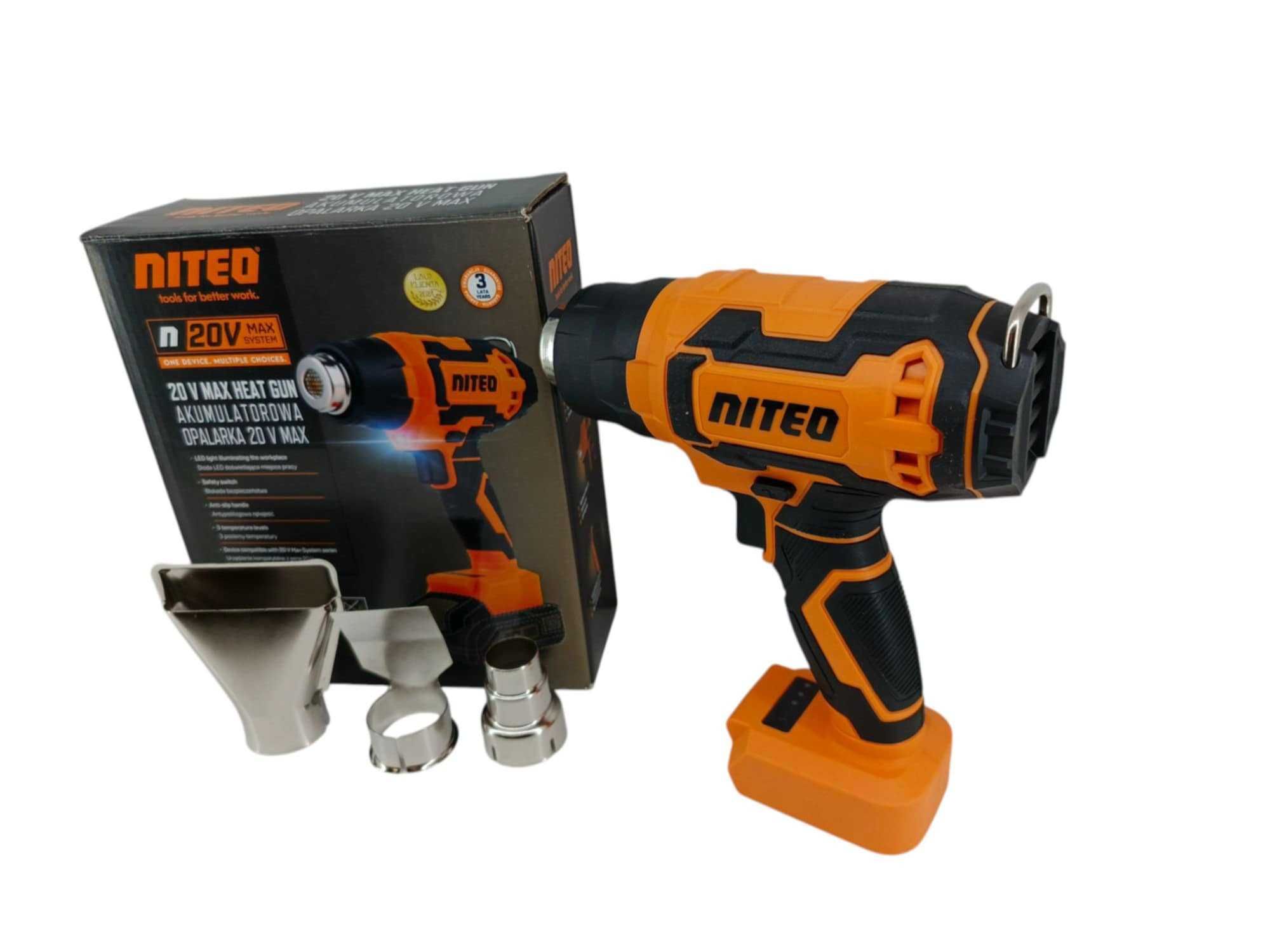 Akumulatorowa Opalarka  NITEO 20 V MAX, 20 V
